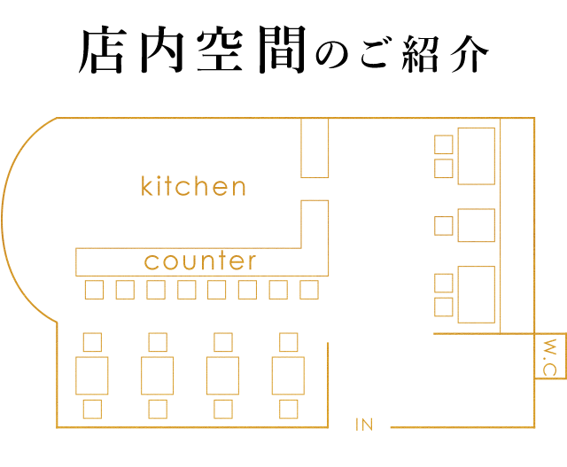 店内空間のご紹介